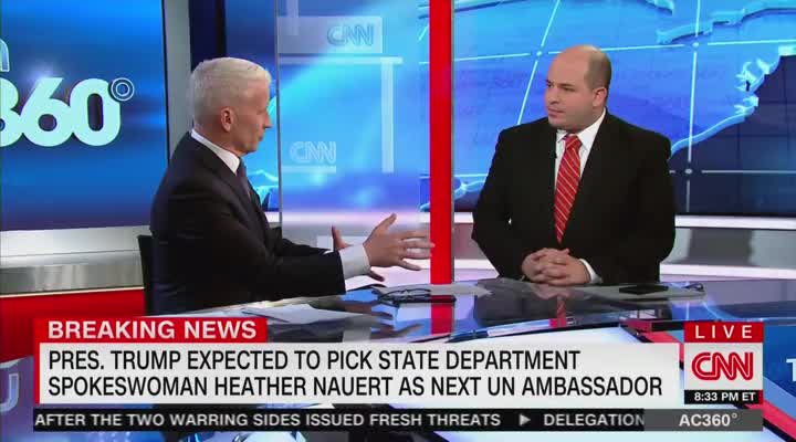 CNN’s Stelter has insu;ting reaction to Heather Nauert as U.N. Ambassador