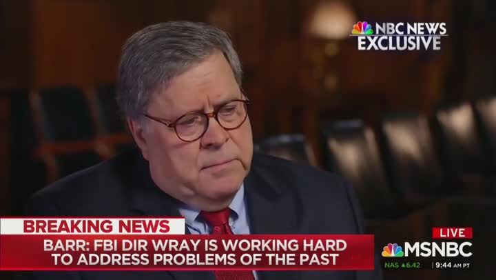 Barr slams media for hyping the Russia collusion theory