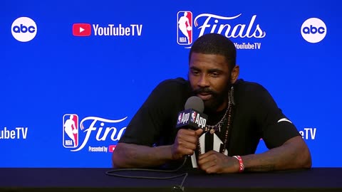 Kyrie Irving reacts to LeBron James saying he still wants to play with Kyrie