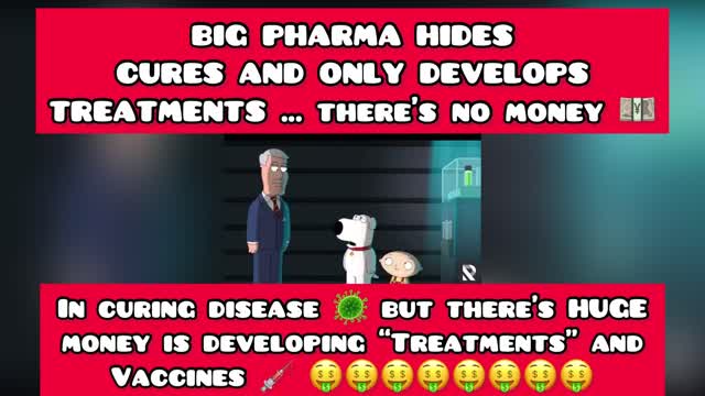 Family Guy TRUTH about BIG PHARMA in Plain Sight