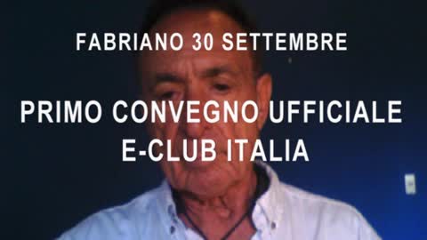 PRIMO CONVEGNO UFFICIALE E-CLUB ITALIA