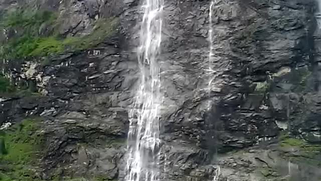 Norwey Island with Cruise ship