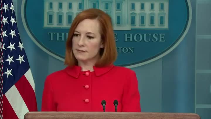 Jen Psaki Justifies Kamala Harris Not Wearing A Mask Indoors because It Was an Emotional Day