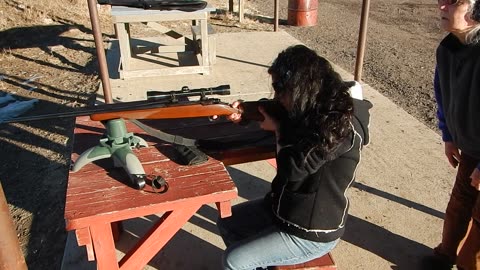 Small girl, large recoil