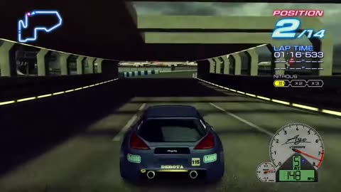 Ridge Racer 6 Advanced Route #3 Gameplay(Career Walkthrough)