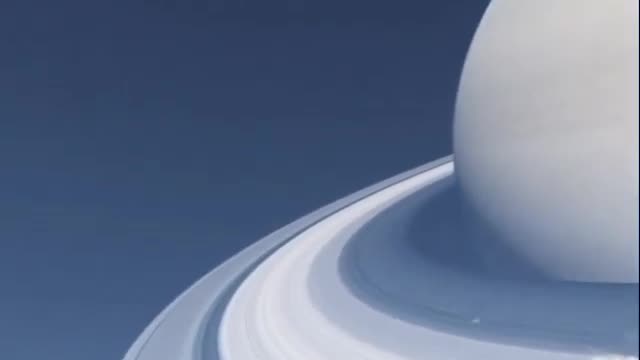 Cool animation of Earth passing through Saturn’s rings!