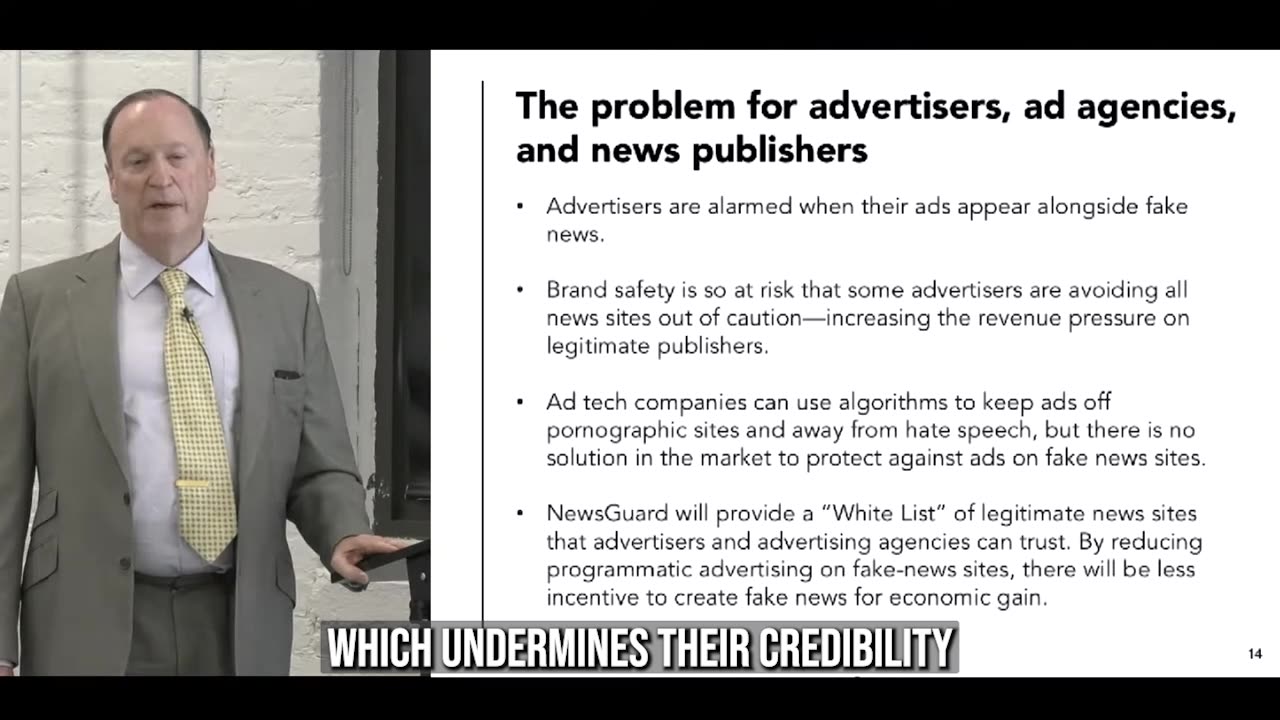 NewsGuard Founder's Plan to Throttle Ad Revenue of 'Fake News'