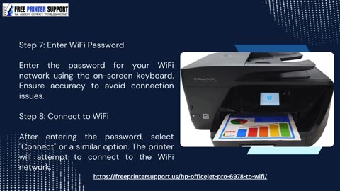 How To Connect HP Officejet Pro 6978 To Wifi