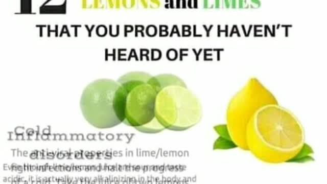 Lemons health benefits