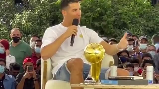 I'm so happy to see Ronaldo today