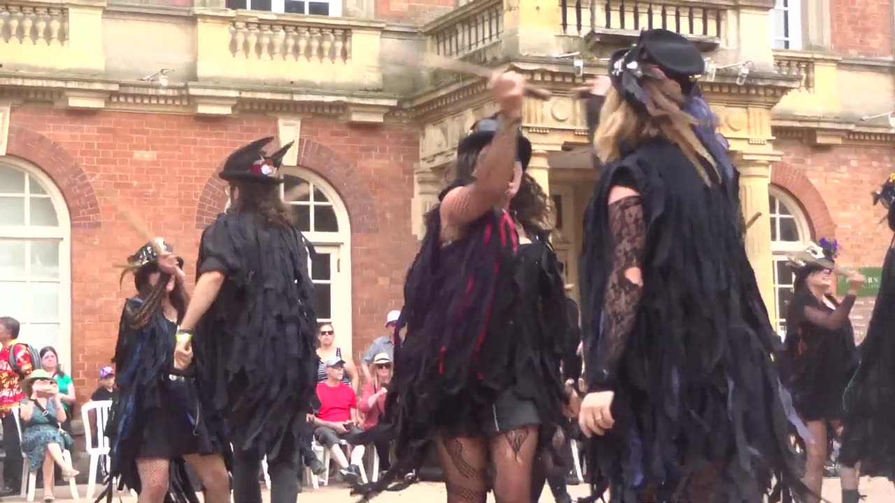 Beltane Border Morris - Brimfield - Evesham Show Spot - 25 Jun 23