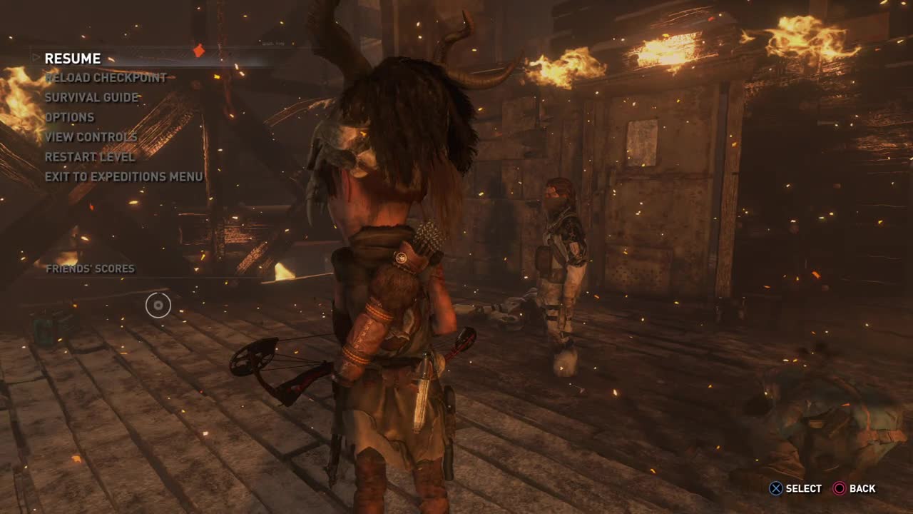 Glitch/bug Rise of the Tomb Raider chapter replay elite at Copper Mill