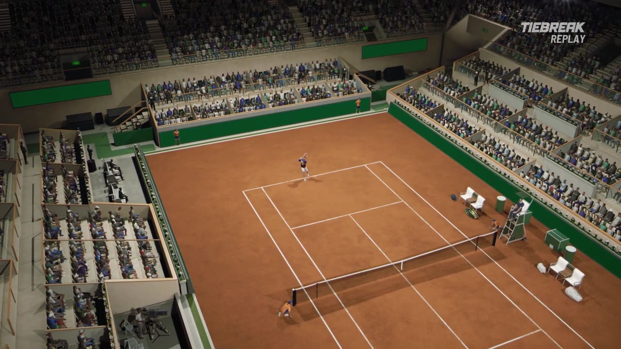 TIEBREAK - Rafael Nadal Vs Roger Federer I Rome Masters I Expert Difficulty