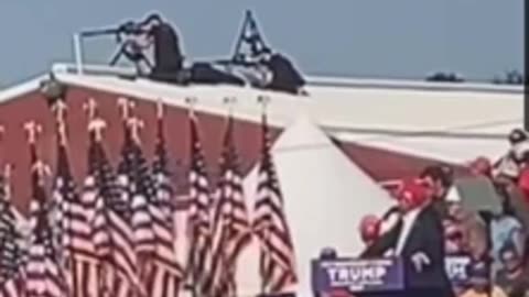 Does it look like the snipers were shooting b4 DJT grabs his ear?