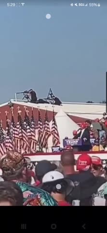 Does it look like the snipers were shooting b4 DJT grabs his ear?