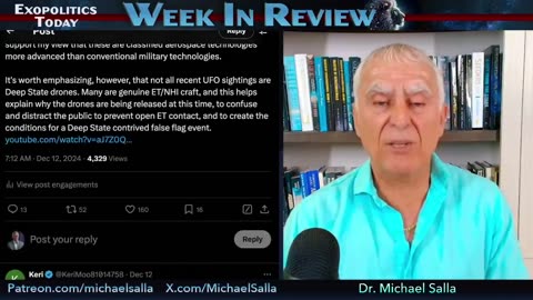 Dr. Michael Salla: Mysterious Drone Sightings dominate US & World News! - 12/14/24