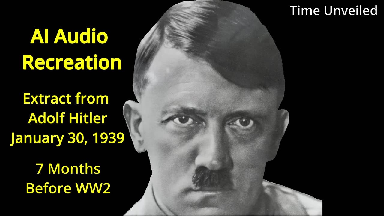 Hitler speaks English.