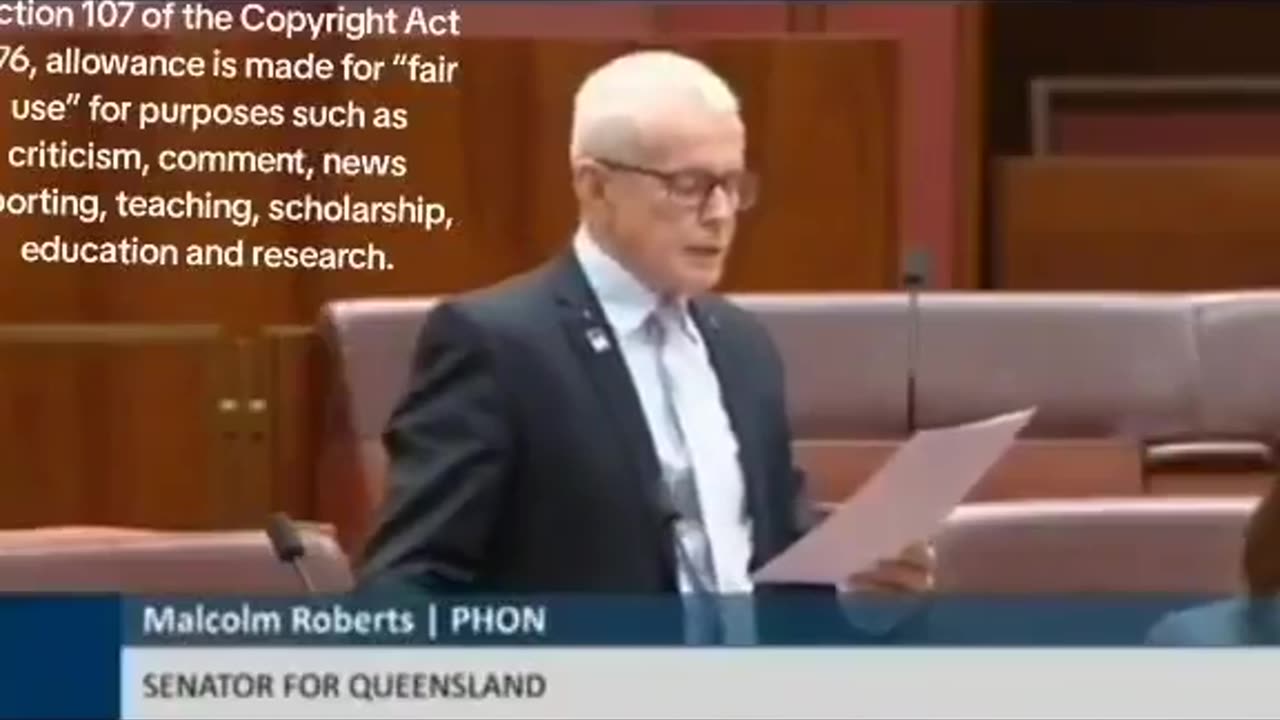 Senator Malcolm Roberts – Pfizer Faked Studies – Vaccines were an Assault Operation by the Military