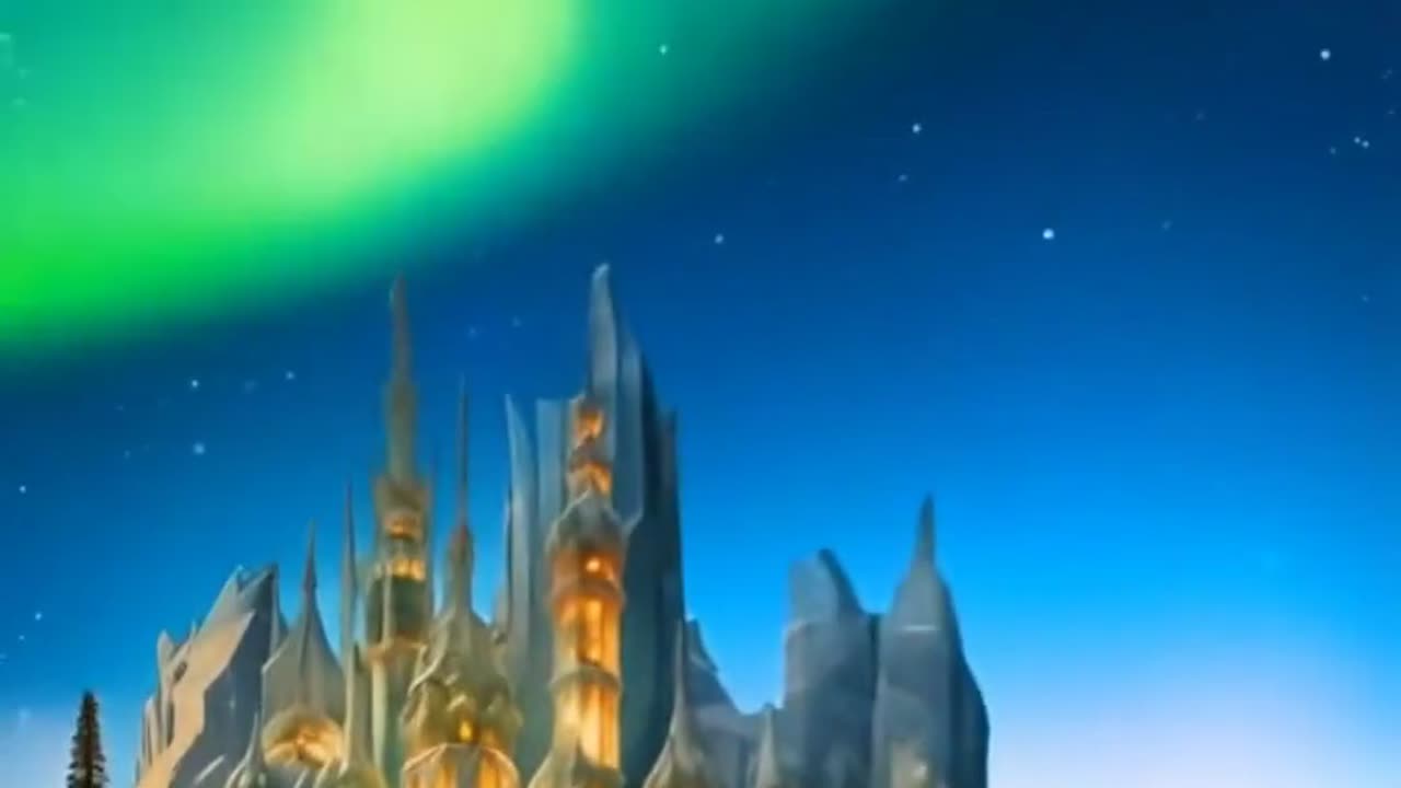 ✨ The Enchanted Ice Palace: A Winter’s Dream ❄️🌌