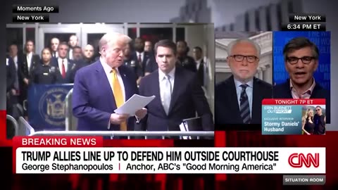 ‘Stunning’_ George Stephanopoulos reacts to GOP-ers going to court to support Trump CNN News