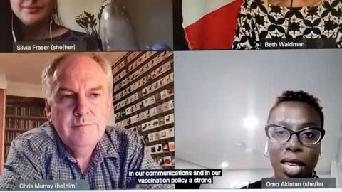 Toronto Chris Murray & Chief People Officer Omo Akintan Lie on Video