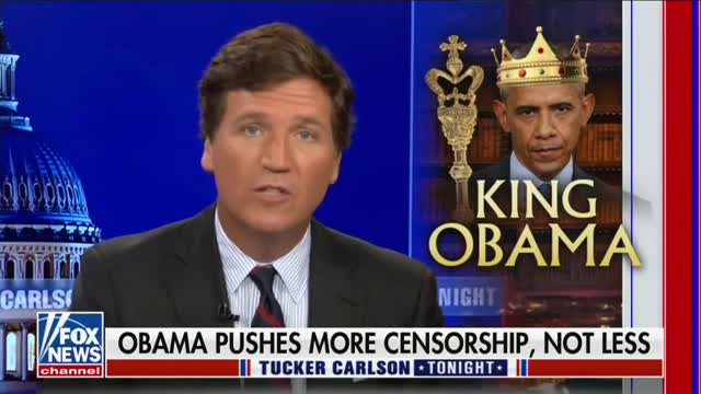 Tucker Carlson Rips Obama Over ‘Disinformation’ Speech - ‘He’s a Full-Blown Fascist Who Hates You’