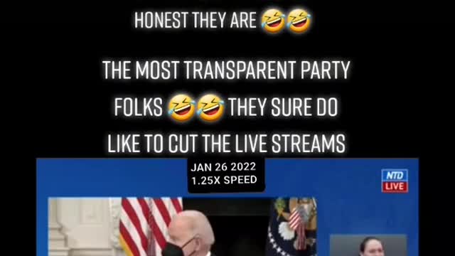 Cut The Feed! Cut The Feed! BUMBLING BYDEN 🤣🤣🤣