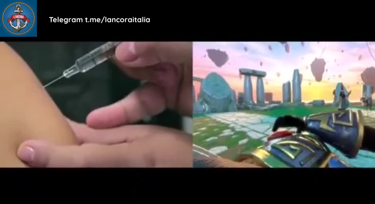 E PER I PIU' PICCOLI LA REALTA' AUMENTATA, PER INIETTARGLI IL SIERO.