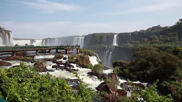 beautiful waterfall nature video.4k Ultra HD videos