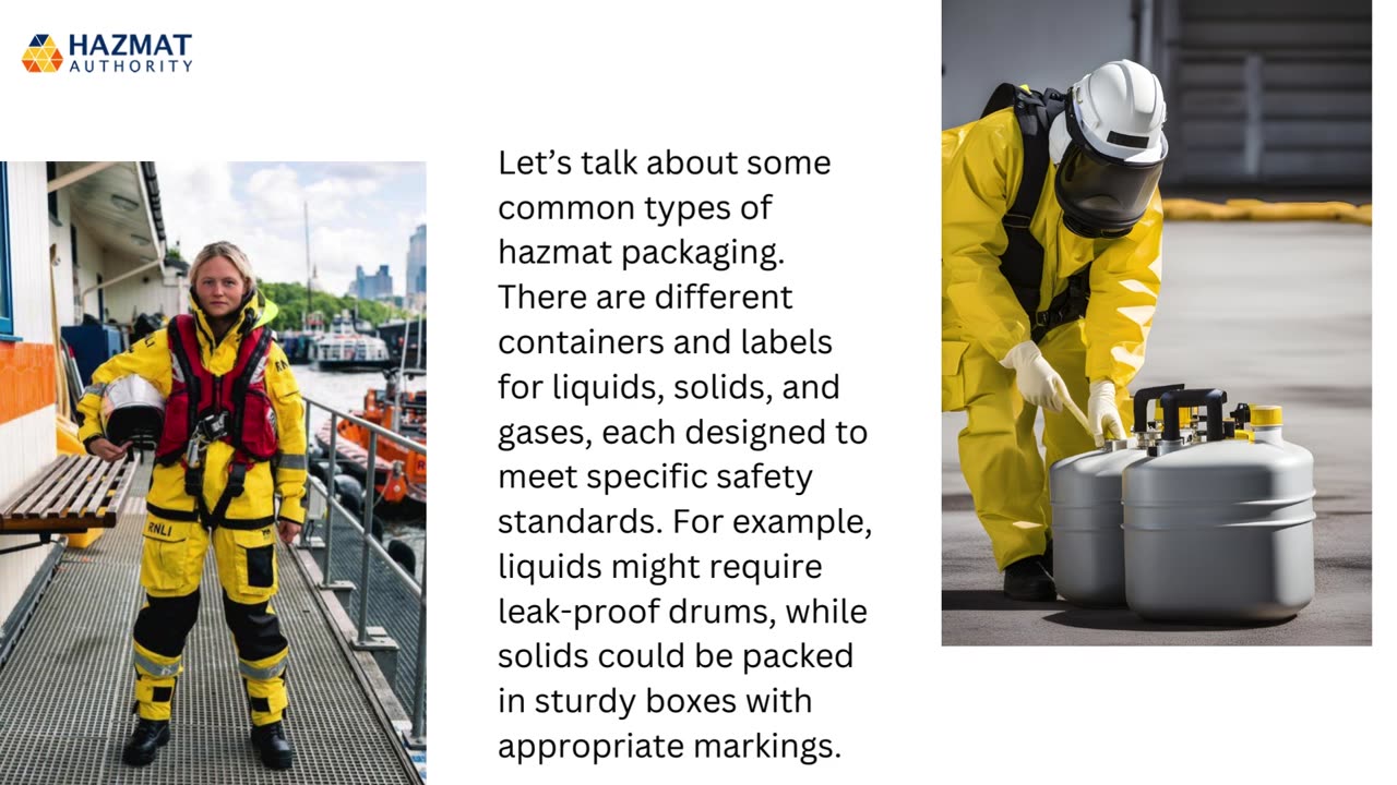 Hazardous material packaging