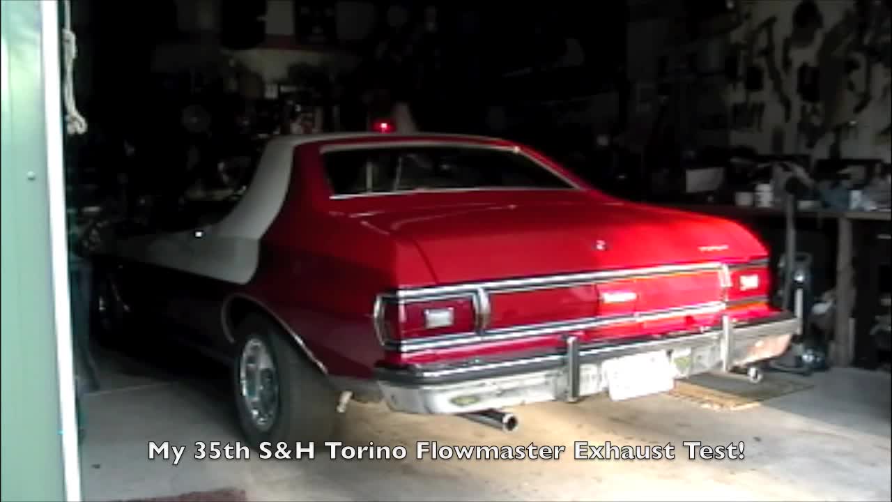 My 35th Starsky & Hutch Gran Torino Flowmaster Exhaust Test!