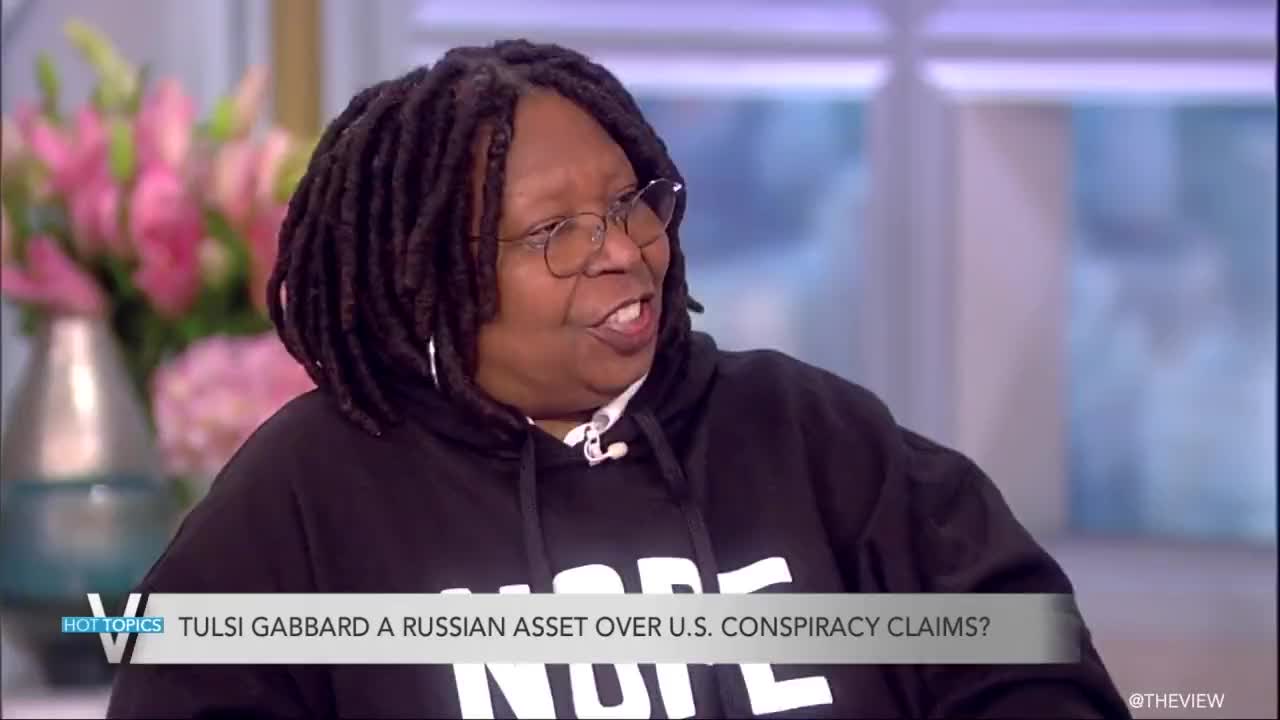 "The view" calling for the arrest of anyone not toeing the line on the Ukraine/Russia situation