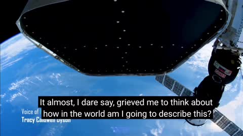 Astronaut describe earth from their perspective