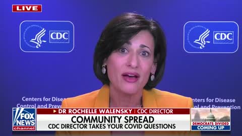 CDC Director is asked about "relying on faulty studies" re. masking children in schools