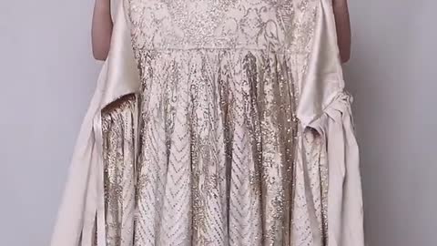 Antique evening dress