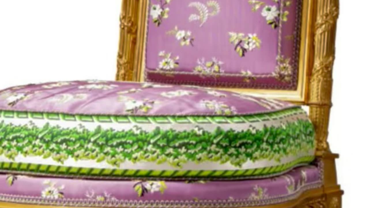 Worth more than a French Chateau! Antique chair owned by Queen Marie Antoinette