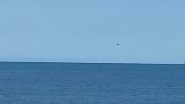 UFO off the coast of Santa Barbara