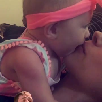 Baby kisses turn sour