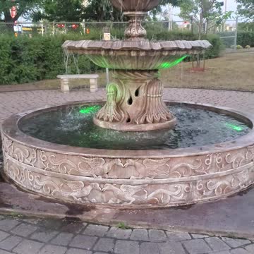 Colorful fountain