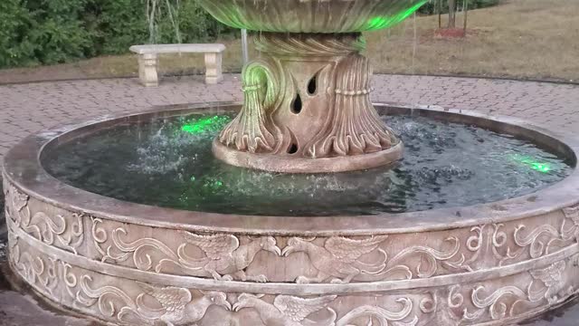 Colorful fountain