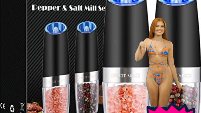 Rechargeable Electric Salt and Pepper Grinder