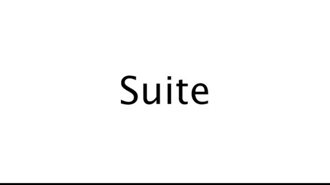 How to Pronounce Suite