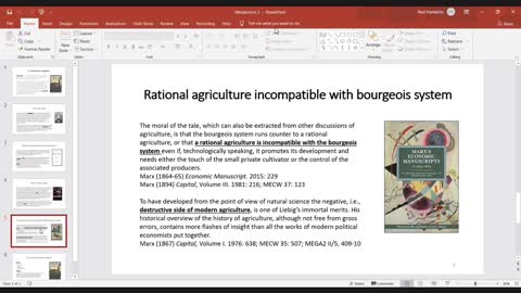 Karl Marx's ecosocialismn