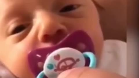 Funny cute baby