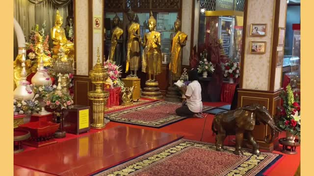 Wat Yannawa Chao Phraya river Bangkok