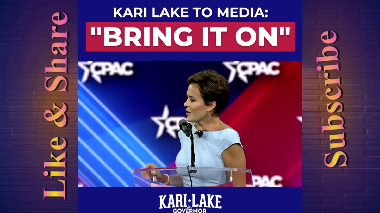 KariLake: "They tell me what's about to come at me. It's about to get even worse.