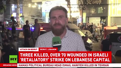 Israeli strike on Lebanese capital leaves 3 dead and over 70 wounded