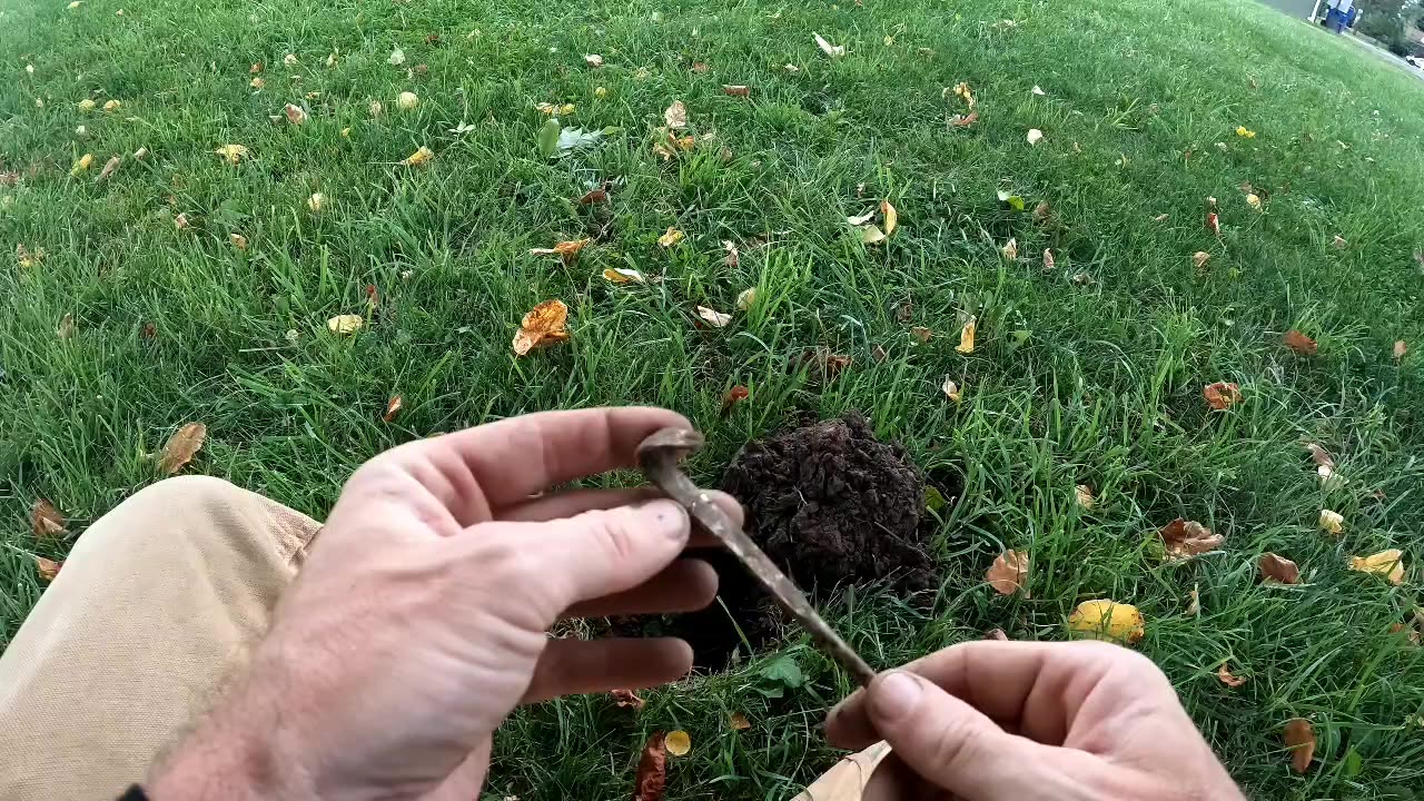 Park Metal Detecting with the #GraveDiggerTools 31" Nemesis Shovel - Coins Everywhere!