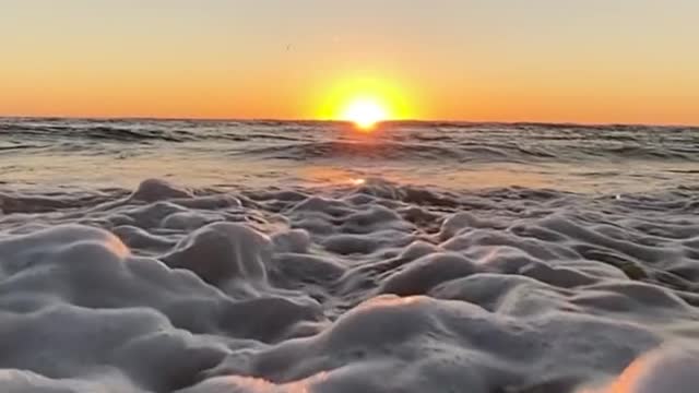 WATER INK EFFECT ASMR BEAUTIFUL SUNSET