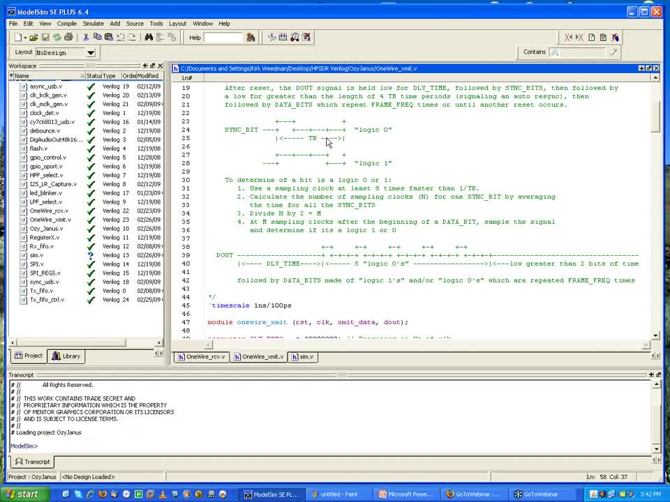 Verilog Lecture 8 of 10 - 2009